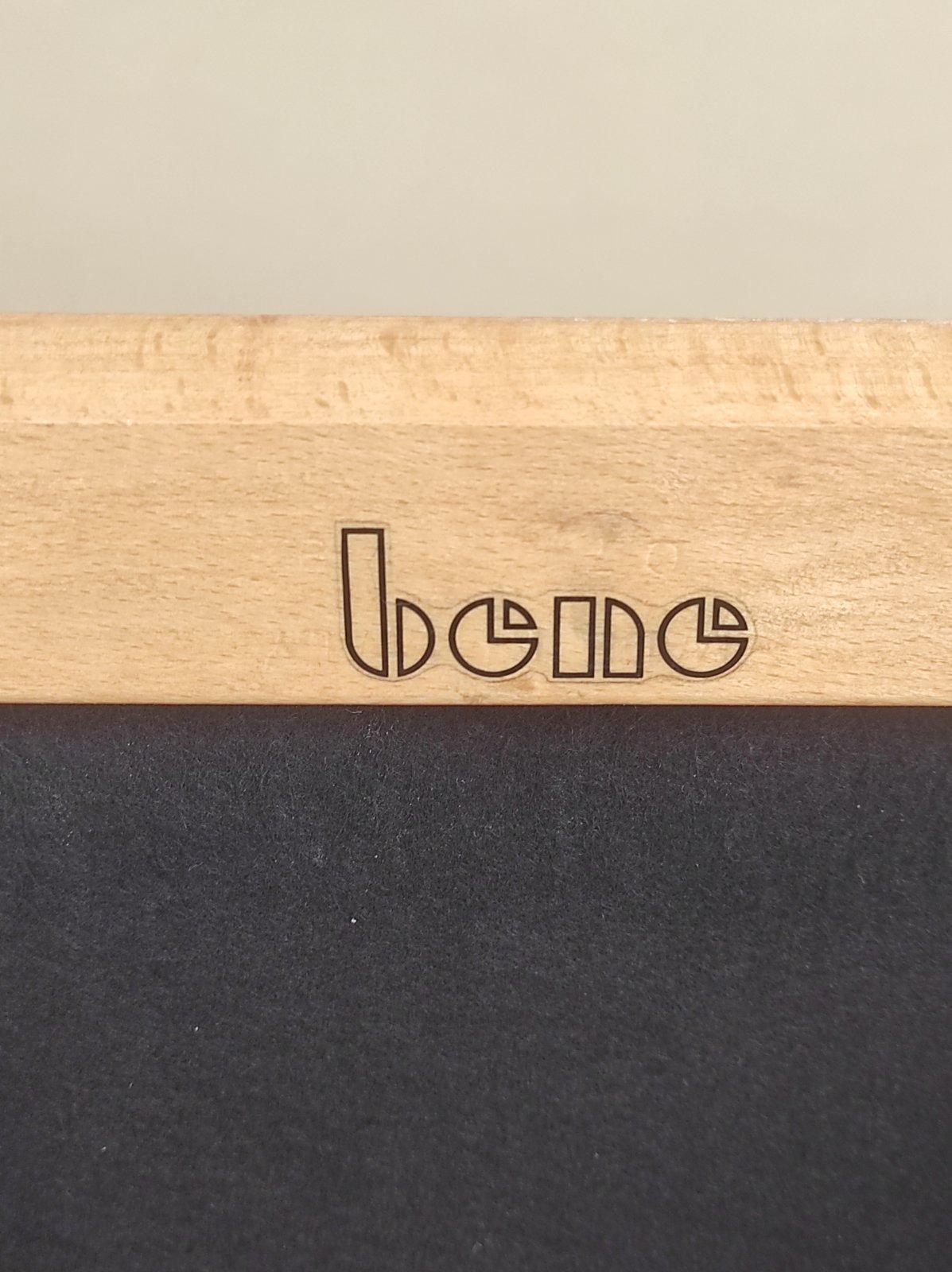Tessuto Una delle tre sedie Marcel Breuer Vintage Cesca di BENE Austria anni '80 in vendita