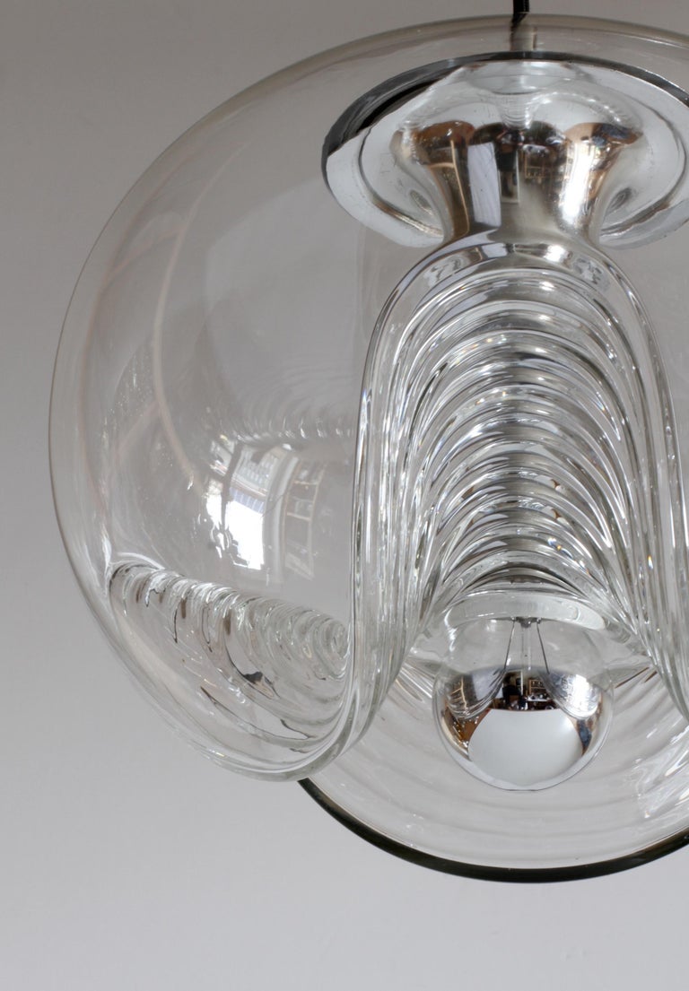 One of Three of Extra Large Biomorphic Pendant Lights for Peill and