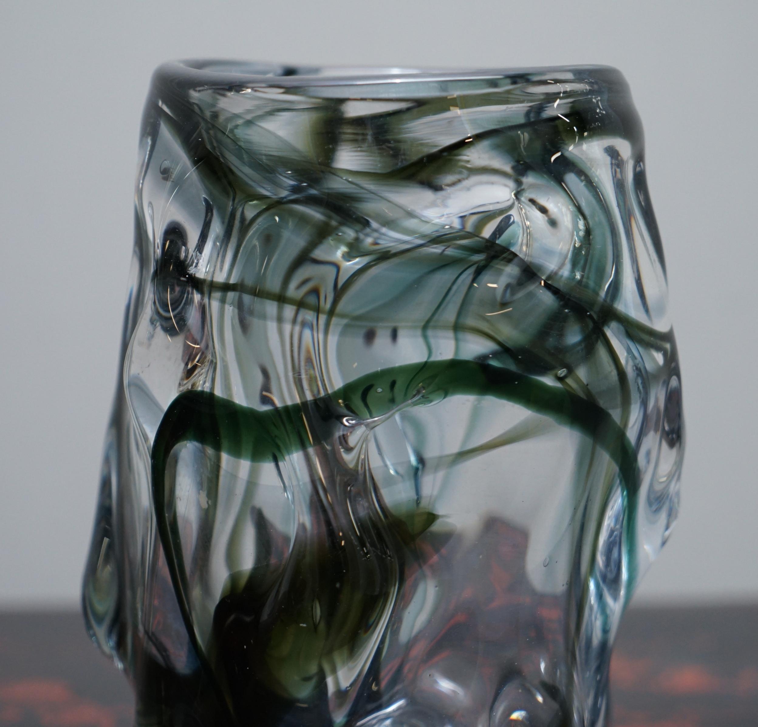 One of Three Stunning Whitefrairs Vases with Ornately Crafted Bodies, Medium 1