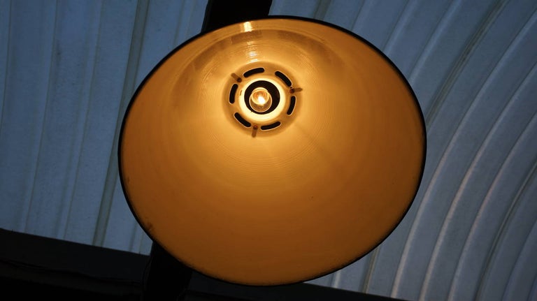 One of Twenty-Four Giant Industrial Lights For Sale 3