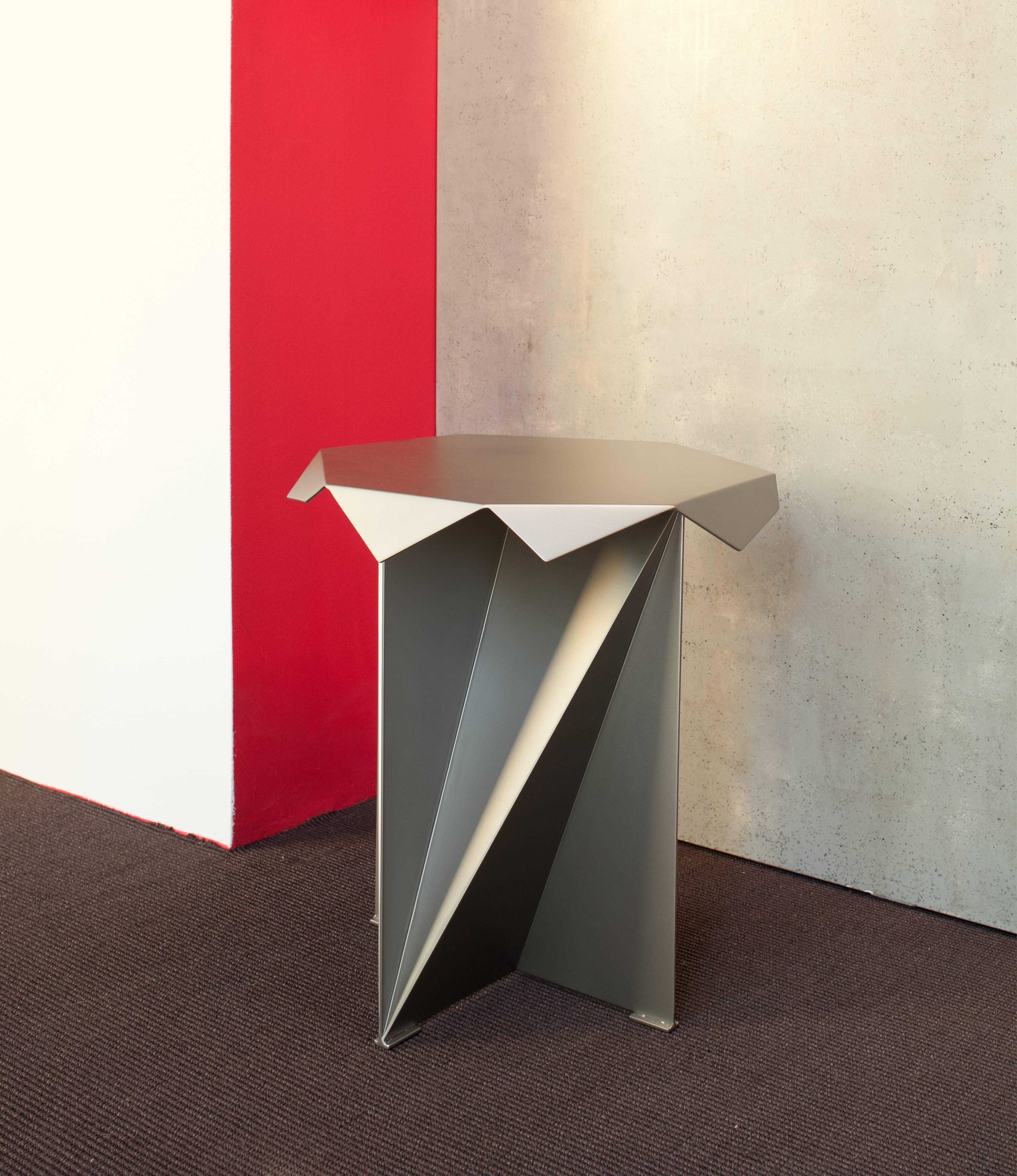 Contemporary One of Two Dart Side Tables by Harry Clark