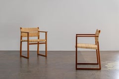 One of Two Early BM 62 Armchairs by Børge Mogensen for P.Lauritsen and Søn, 1958