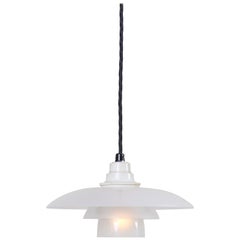 One of Two early Poul Henningsen PH 1-/1 pendant Lamps for Louis Poulsen