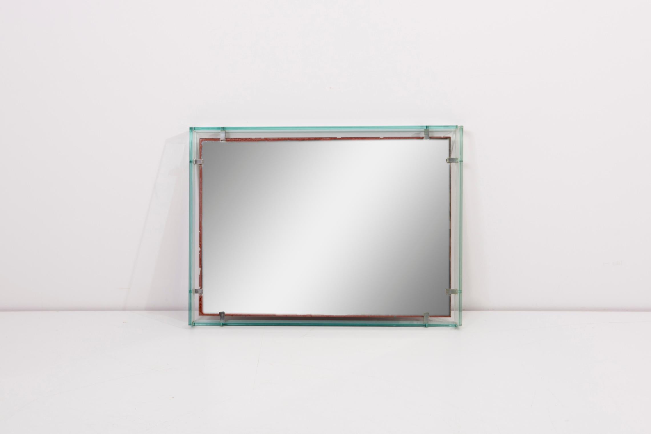 One of Two Mirrors by Fontana Arte, 1970s For Sale 6