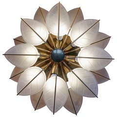 Eine von zwei Murano Glas Flush Mount Lights