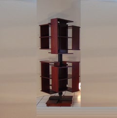One-Off 1964 Rotating Bookshelf Centro, Claudio Salocchi for Sormani, Italy