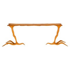 Mesa consola One-Off American Studio Surreal en arce por Andrew J Willner, 1976