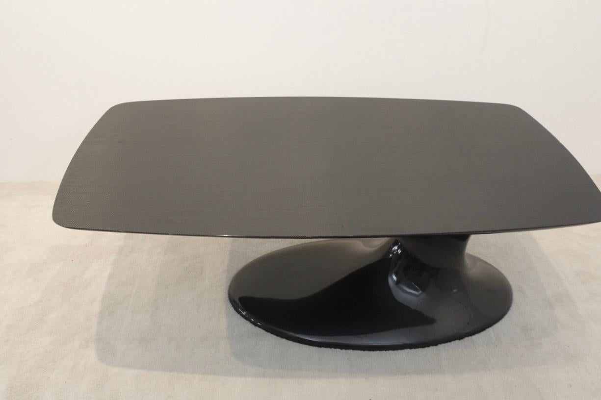 One-Off Carbon Fiber Coffee Table by Modelsport, Czech Republic, 1990s In Good Condition In Voorburg, NL