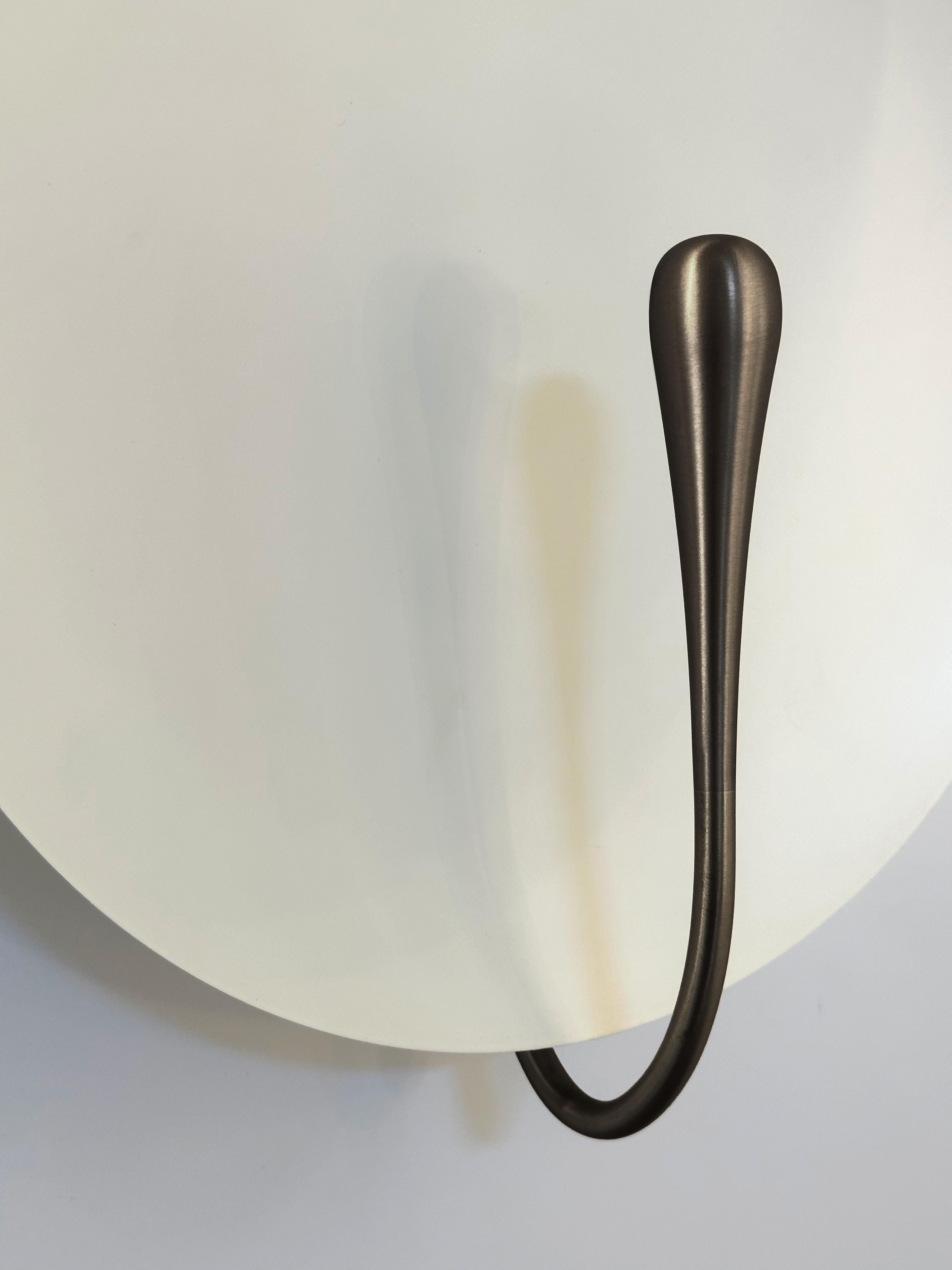 One-Off Cosmic 'Matt Purion' Handmade Dark Bronze Contemporary Sconce  For Sale 1