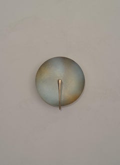 One-Off Cosmic 'Oxidium' Handmade Patinated Brass Contemporary Sconce