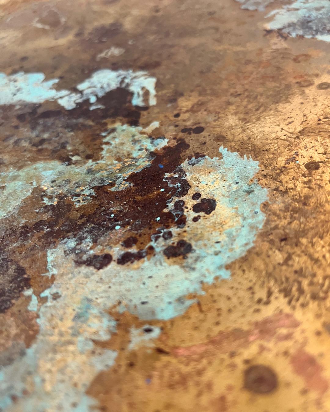 brass patina colors