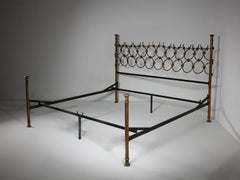 One Off Double Bed by Pomodoro and Borsani for Arredi Borsani Varedo, Italy 1950