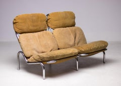 One-off Erik Ole Jørgensen Sofa in Suede, Denmark, 1960