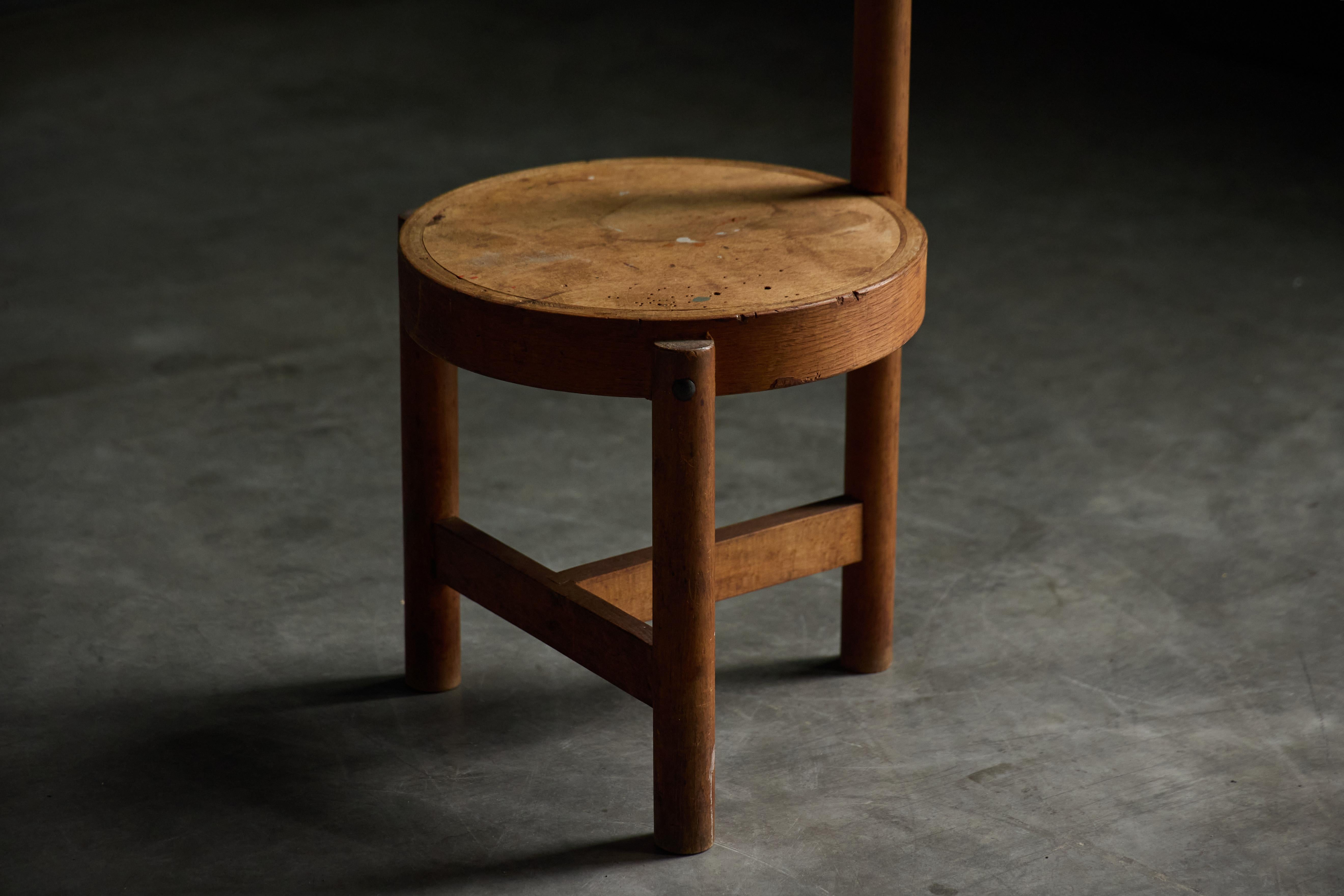 One-off Prototype Stool by Johan Rutjes & Wim den Boon, Netherlands, 1958 (Niederländisch) im Angebot