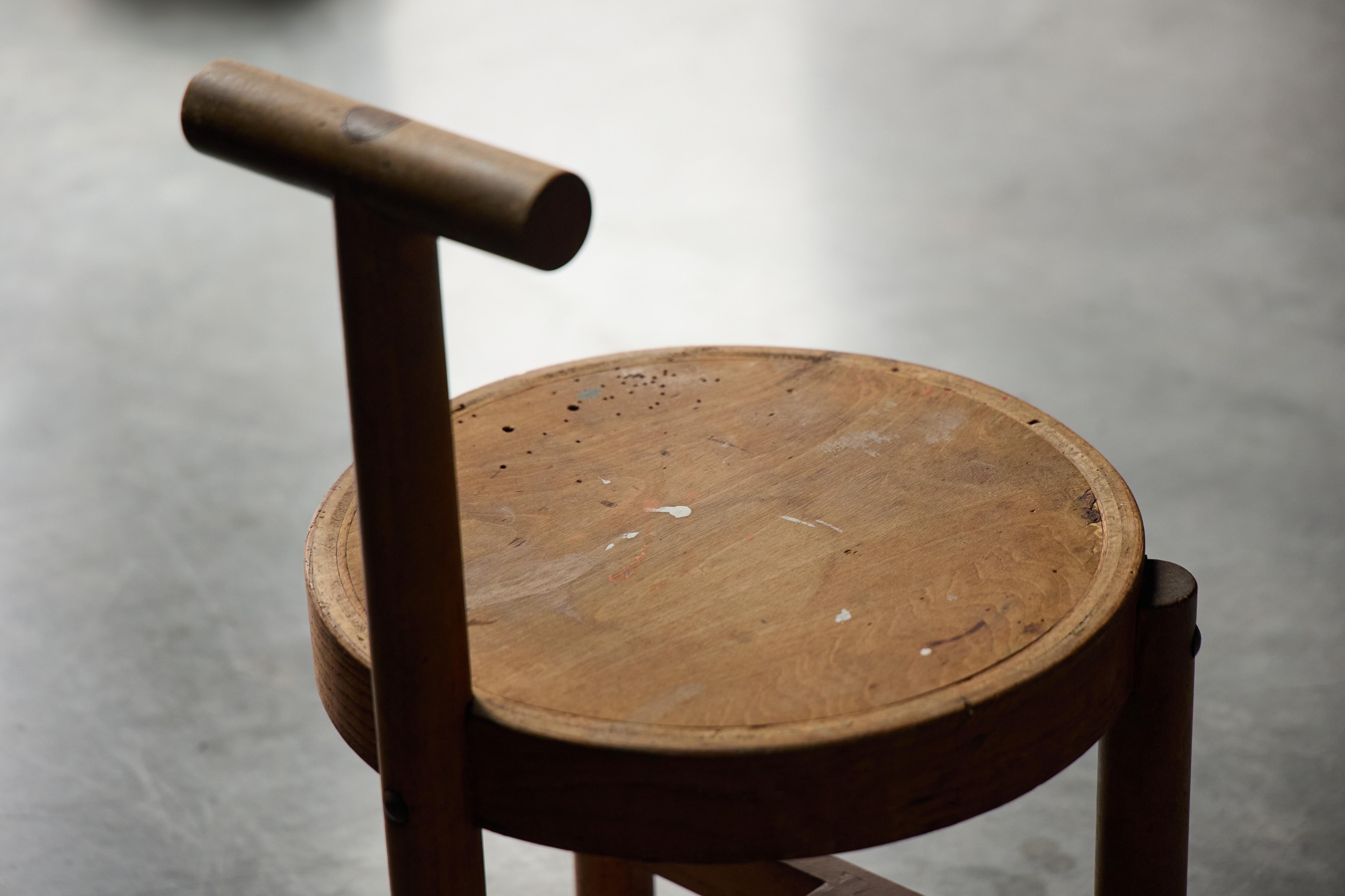 One-off Prototype Stool by Johan Rutjes & Wim den Boon, Netherlands, 1958 im Angebot 1