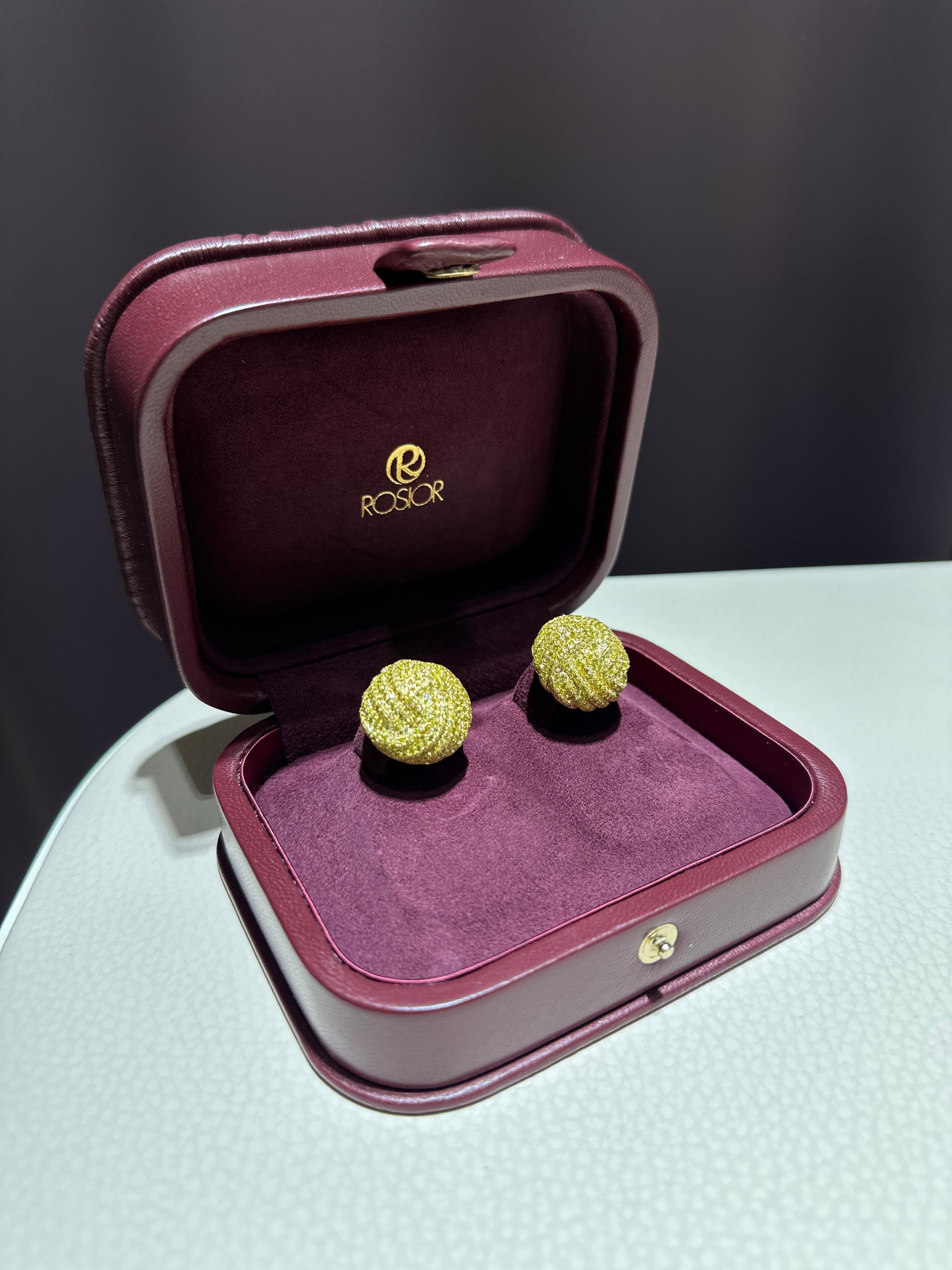 Brilliant Cut Rosior Yellow Diamond 