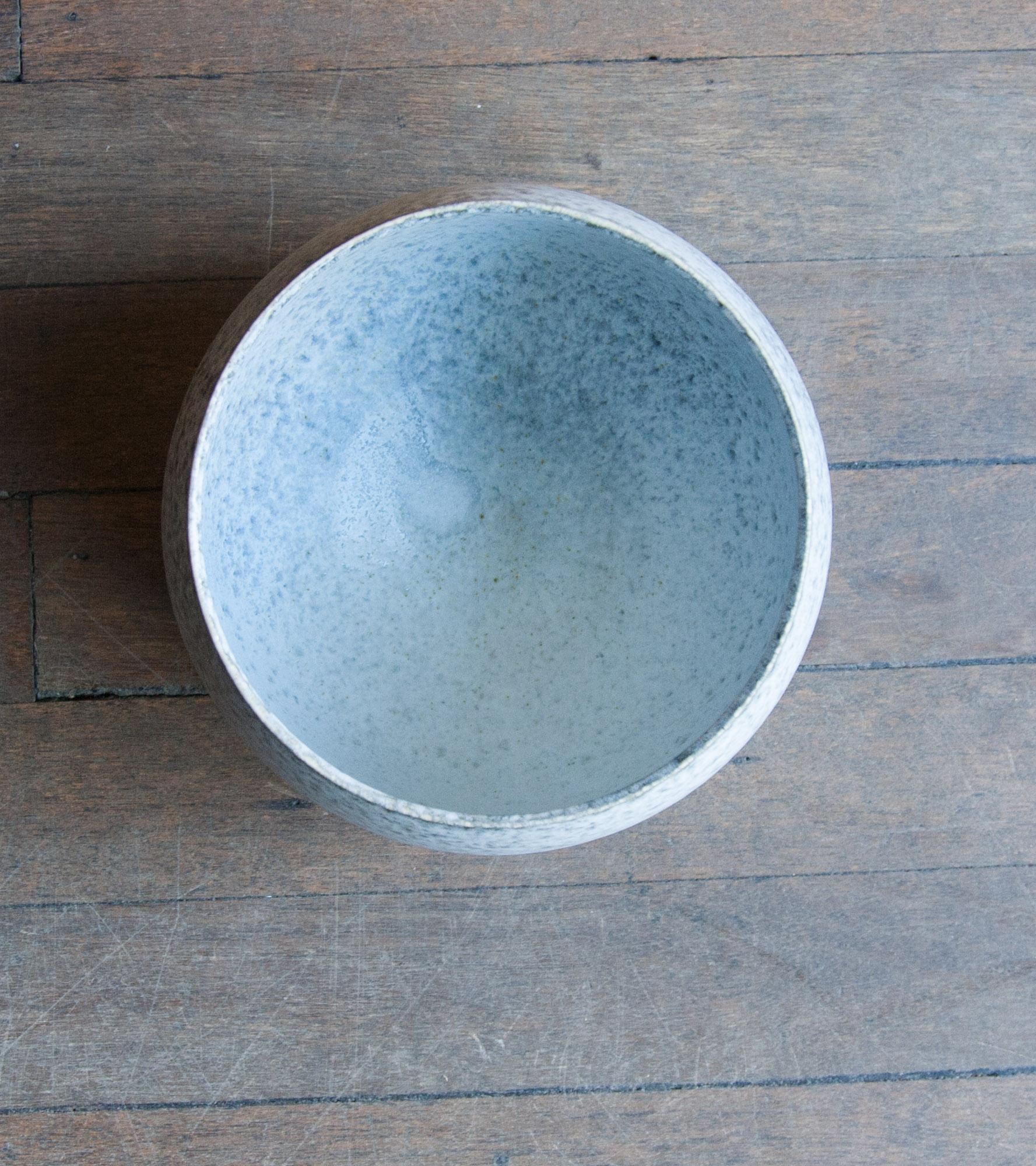 Stoneware One Off Small Vase Stone Blue Glaze #1