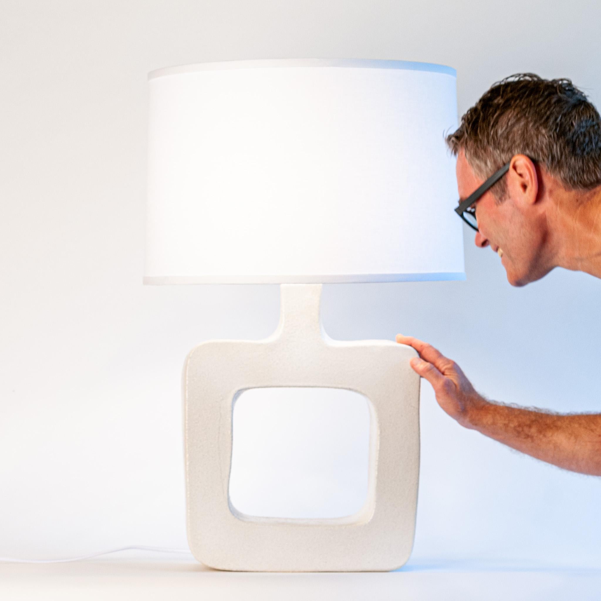 Uno - Off Lámpara de mesa - Lámpara cuadrada 1 Moderno orgánico en venta