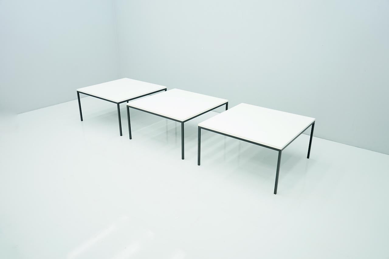 Metal One of Three Side or Coffee Tables Attributed to Hans Koenecke, Germany, 1960s For Sale
