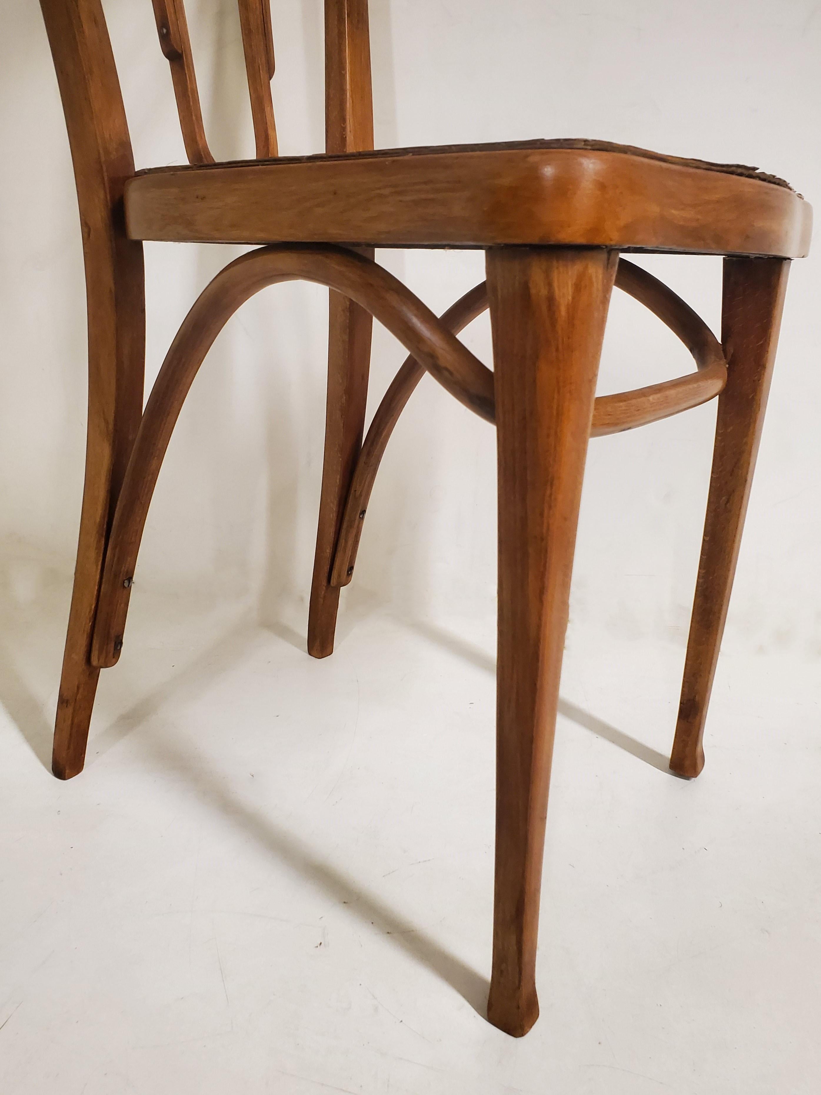 One Original Wiener Werkstätte Thonet Side /Slipper/ Accent Chair 4
