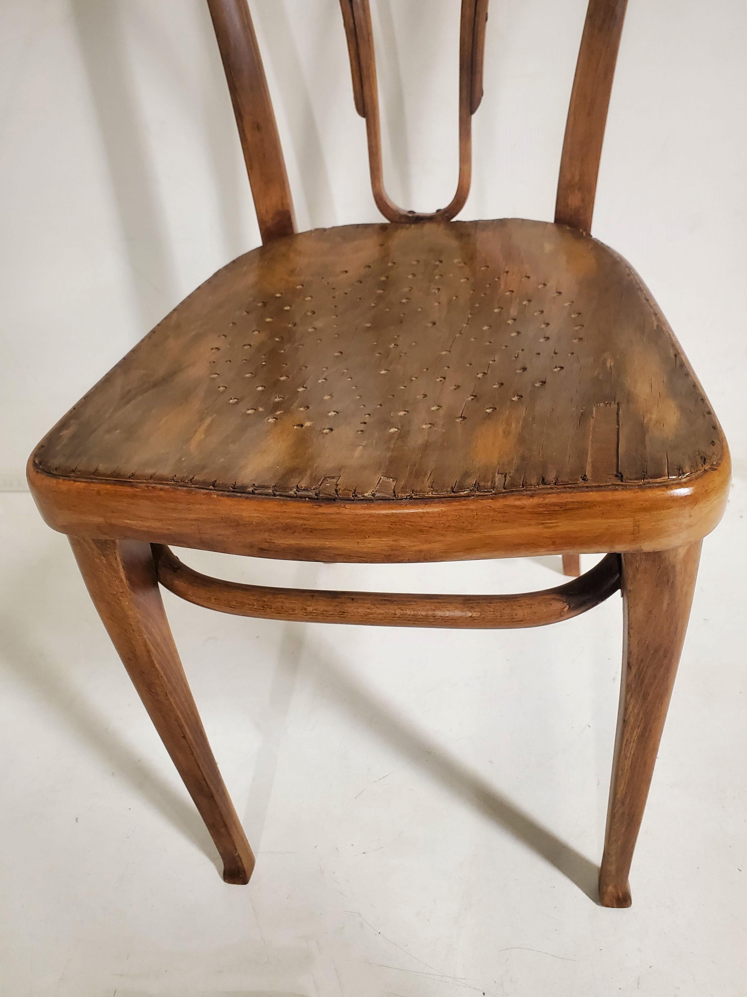 One Original Wiener Werkstätte Thonet Side /Slipper/ Accent Chair 7