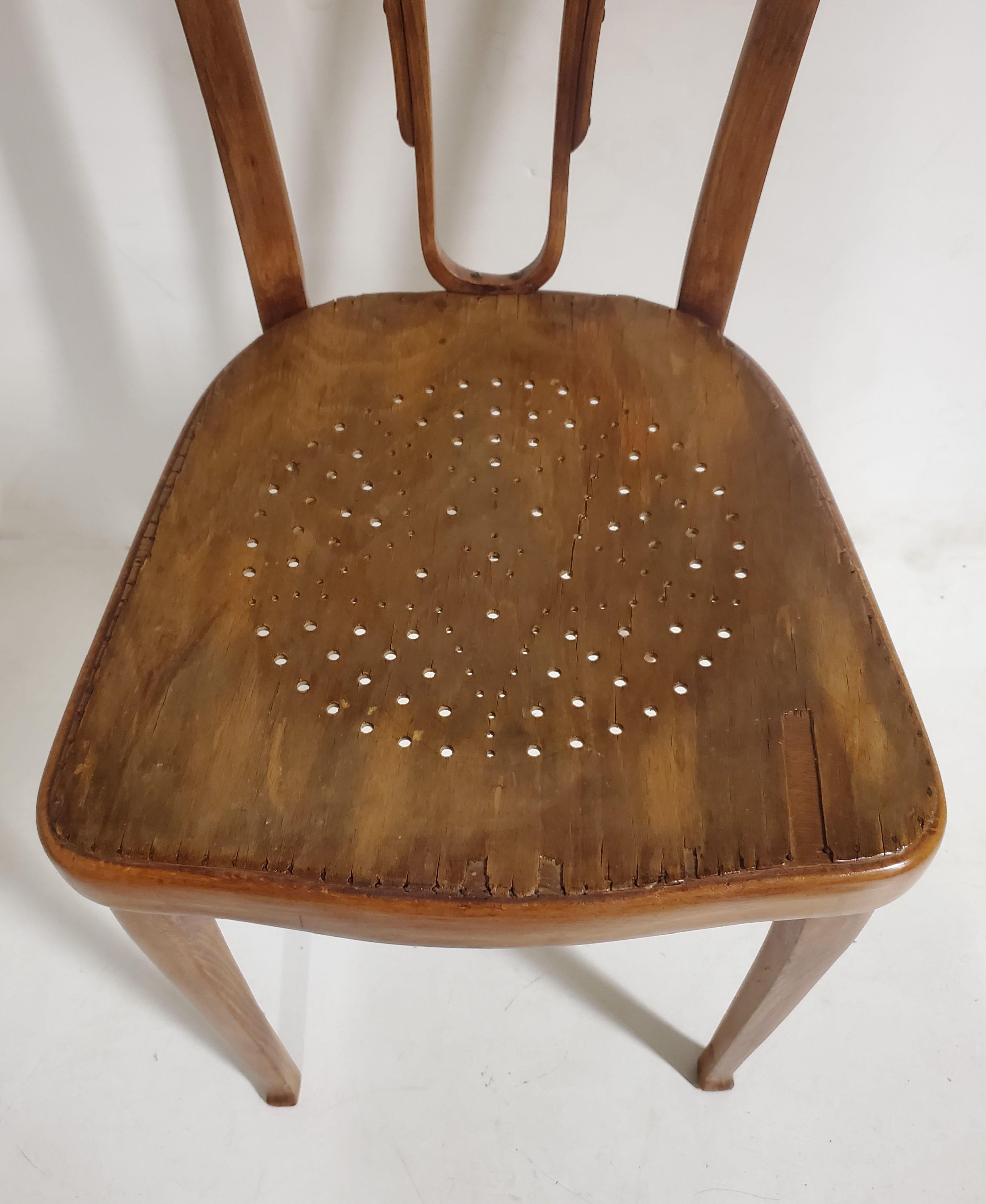 Bentwood One Original Wiener Werkstätte Thonet Side /Slipper/ Accent Chair