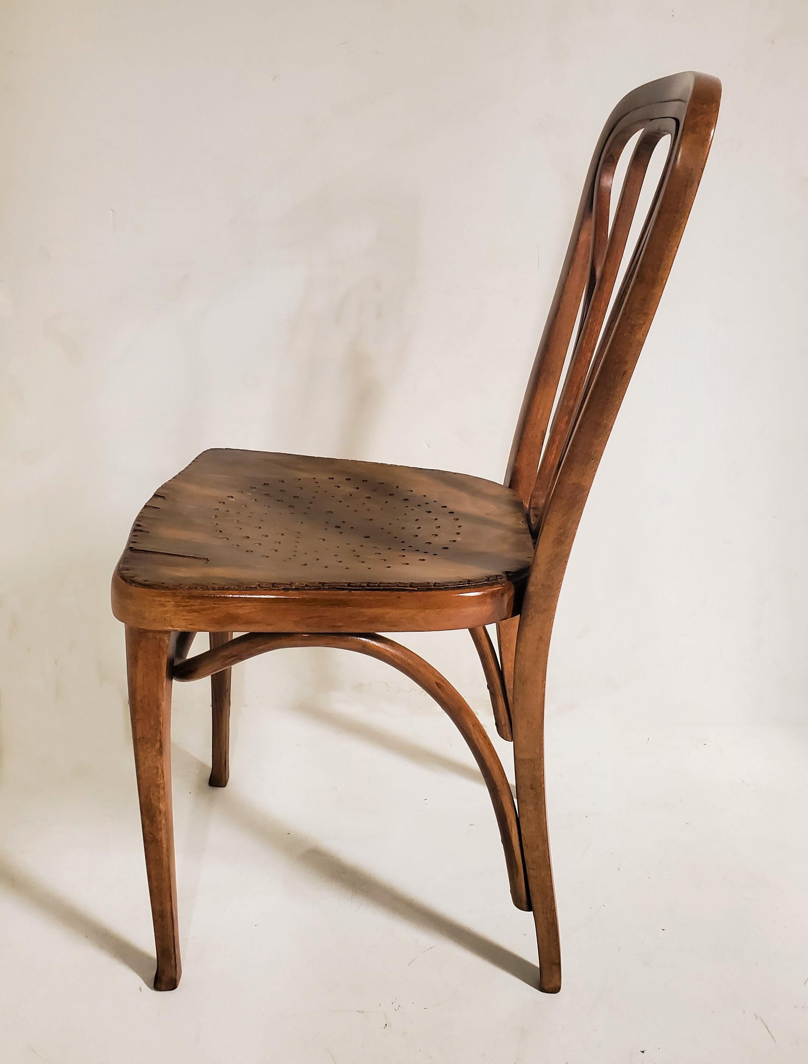 One Original Wiener Werkstätte Thonet Side /Slipper/ Accent Chair 1