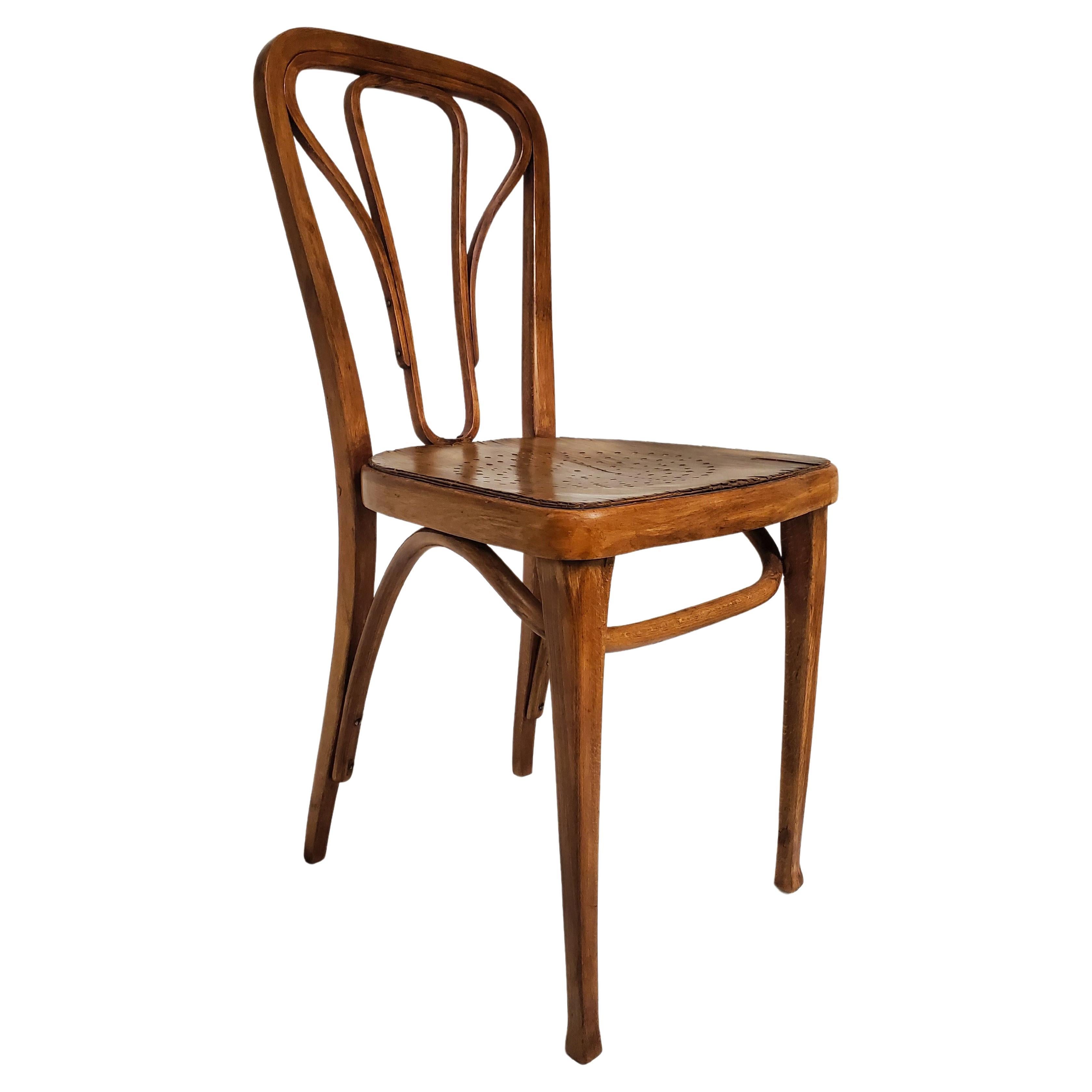One Original Wiener Werkstätte Thonet Side /Slipper/ Accent Chair
