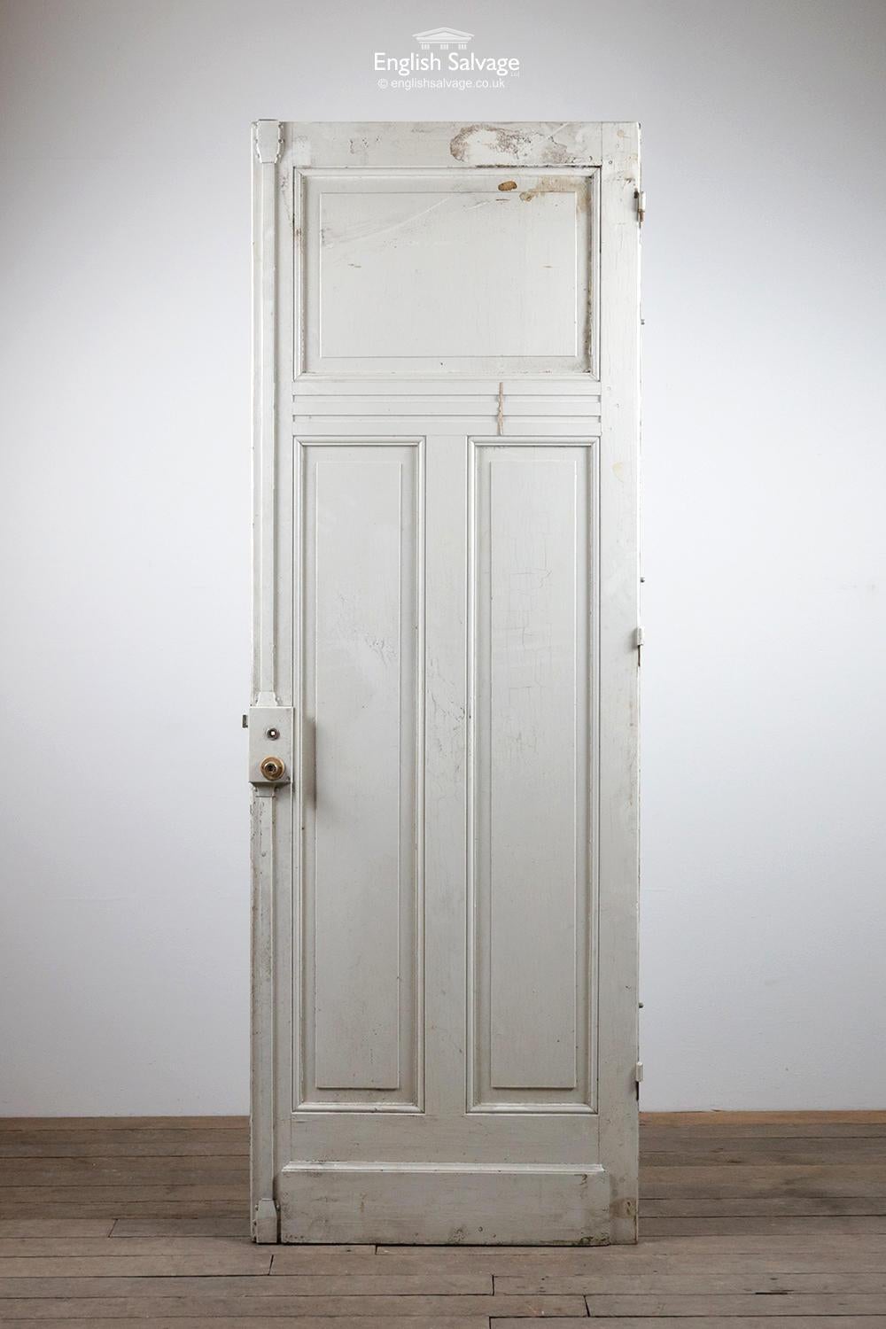 One over Two Pine Door from France, 20th Century In Good Condition For Sale In London, GB