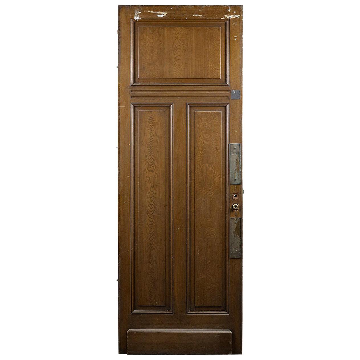 One over Two Pine Door from France, 20th Century For Sale