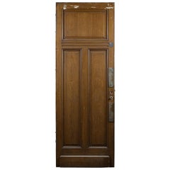 One over Two Pine Door from France, 20th Century