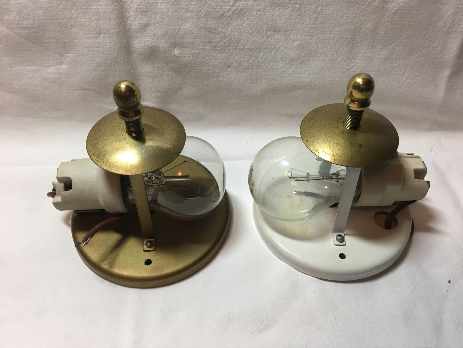 One Pair of Ice Cake Flush Mounts or Sconces For Sale 3