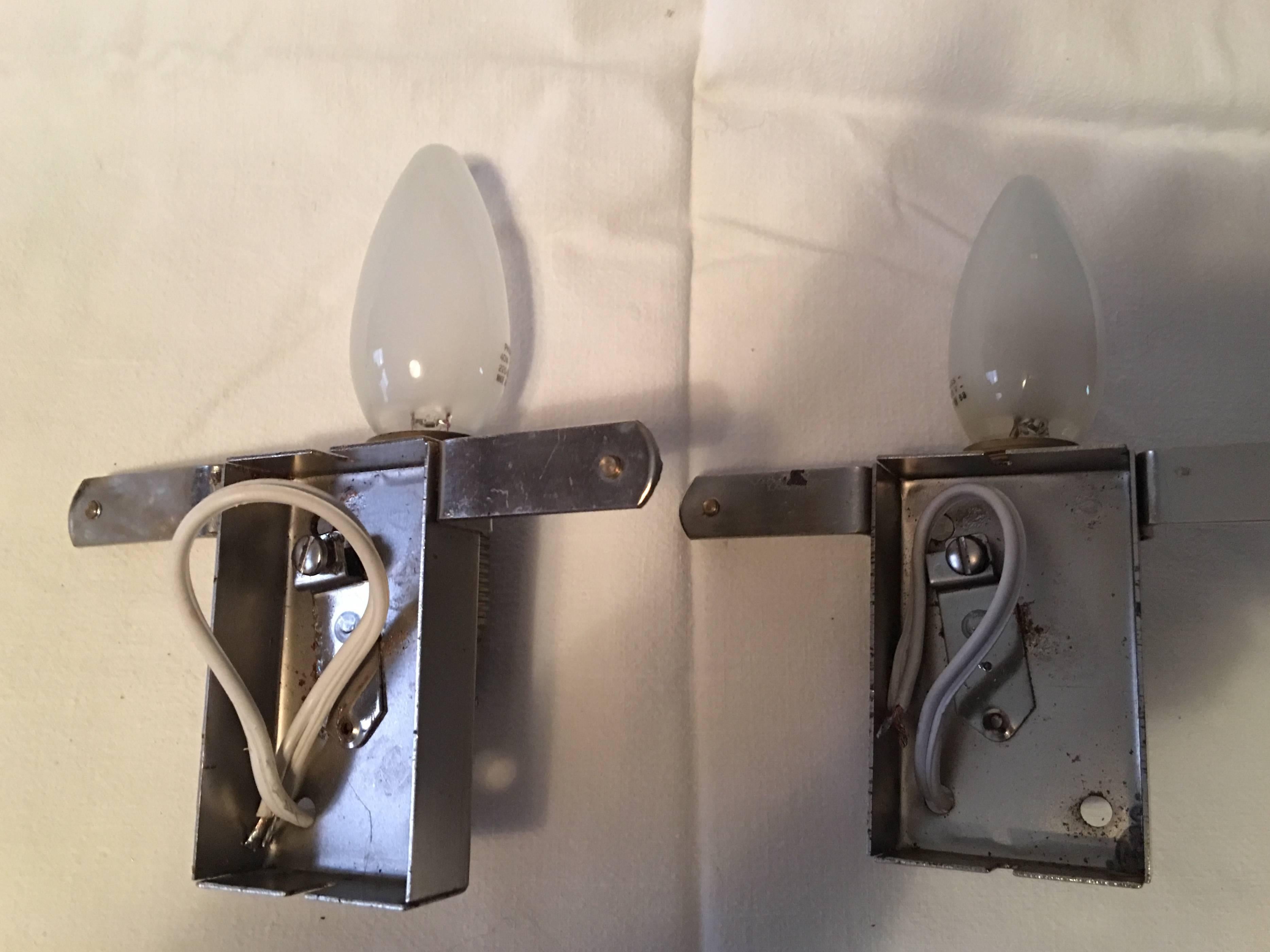 One Pair of Mazzega Style Sconces For Sale 1