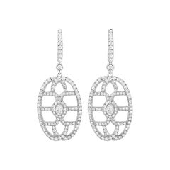 "New Amazon" Messika Earrings in 18 Karat Gold Set with Diamonds