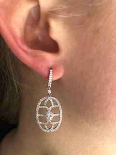 "New Amazon" Messika Earrings in 18 Karat Gold Set with Diamonds