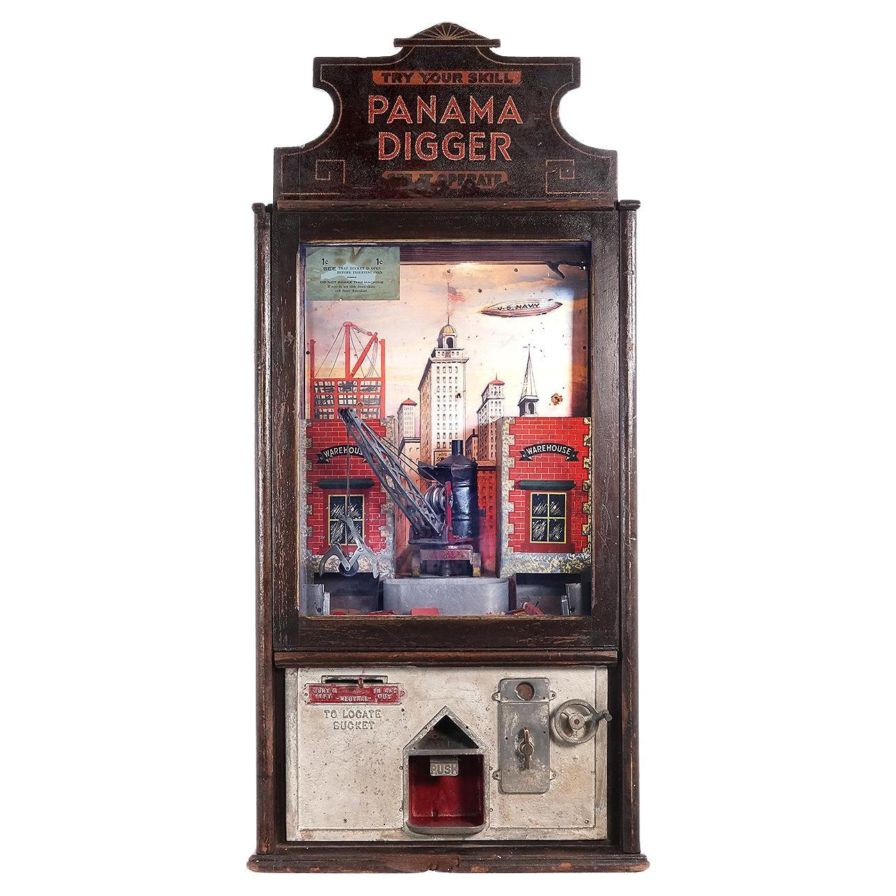 One Penney Coin Operated Panama Digger 1934