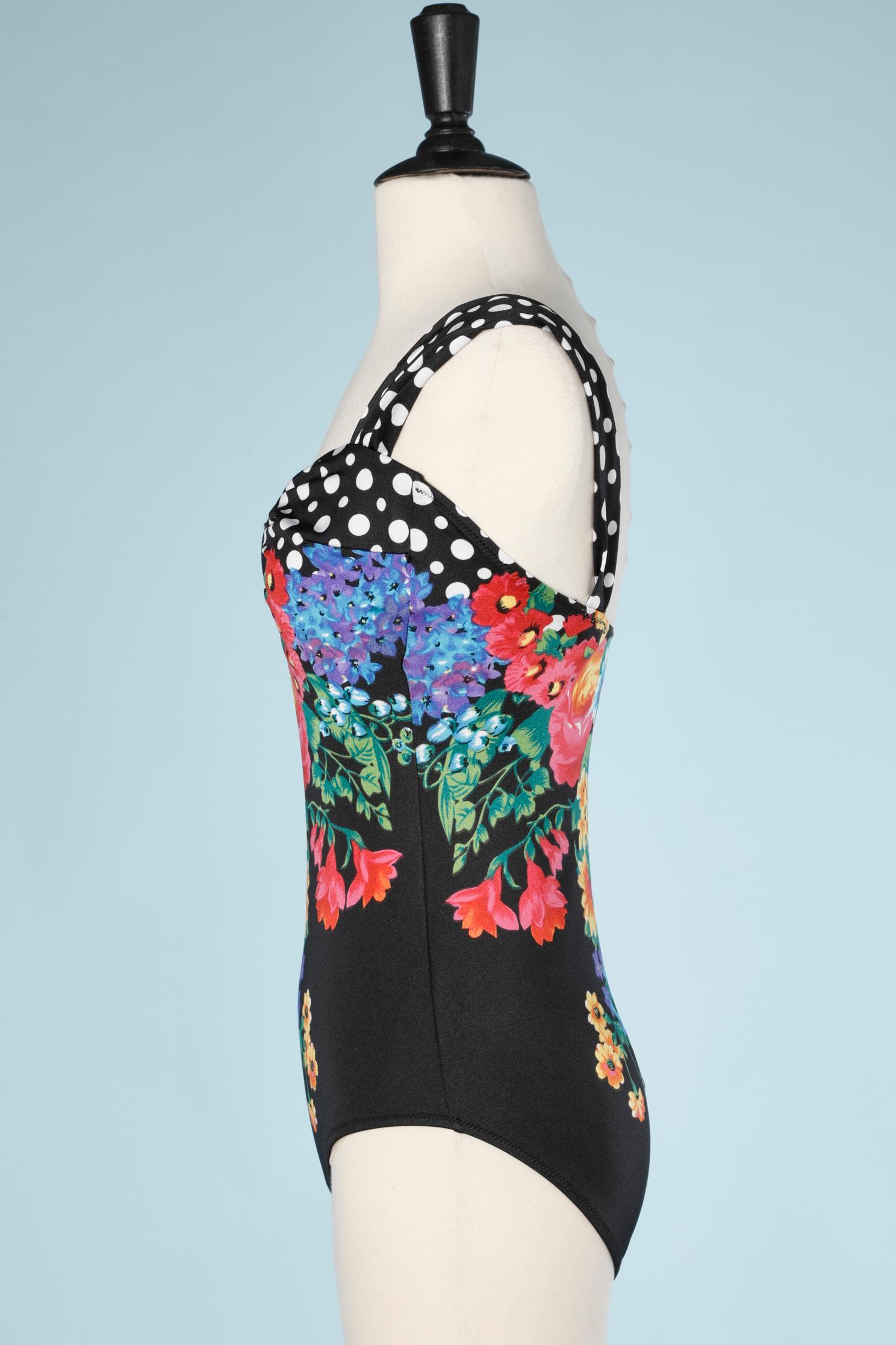 flower one piece bathing suit