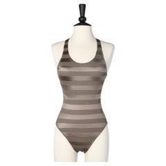 One piece bathing-suit with stripes effects Chantal Thomass