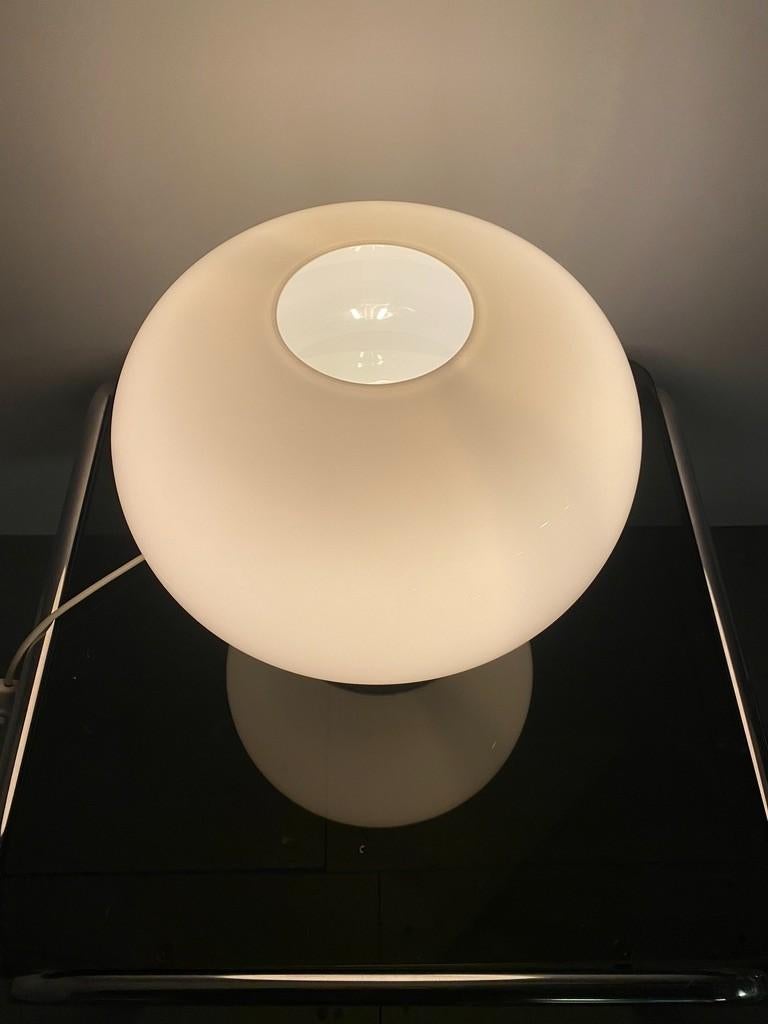 Mid-20th Century One piece glass mushroom table lamp - Cosack Leuchten- Germany