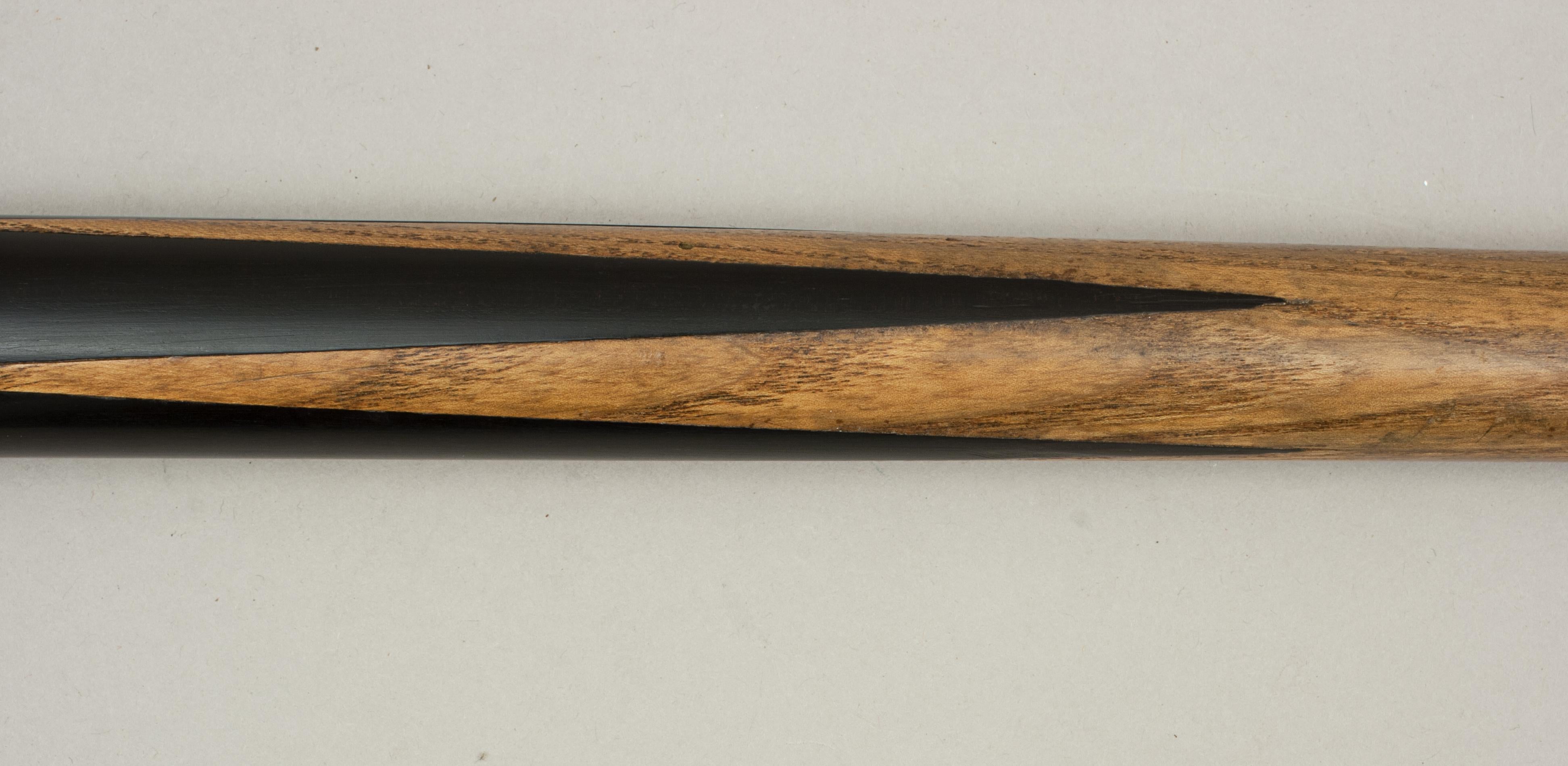 One Piece John Moore Billiard Cue, Snooker Pool Cue In Good Condition In Oxfordshire, GB