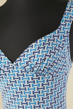 One piece printed and backless bathing suit HERMÈS