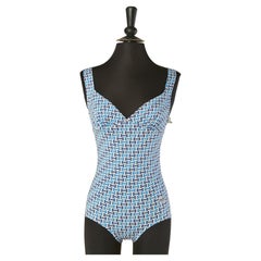 Maillot de bain une pièce imprimé et dos nu HERMÈS