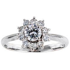 quarter carat diamond ring One Quarter Carat Diamond Platinum Engagement Ring