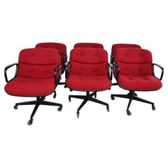Chaise Pollock One Red Executive Knoll rouge