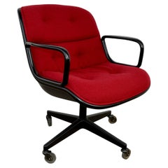 One Red Executive Knoll Pollock Chair