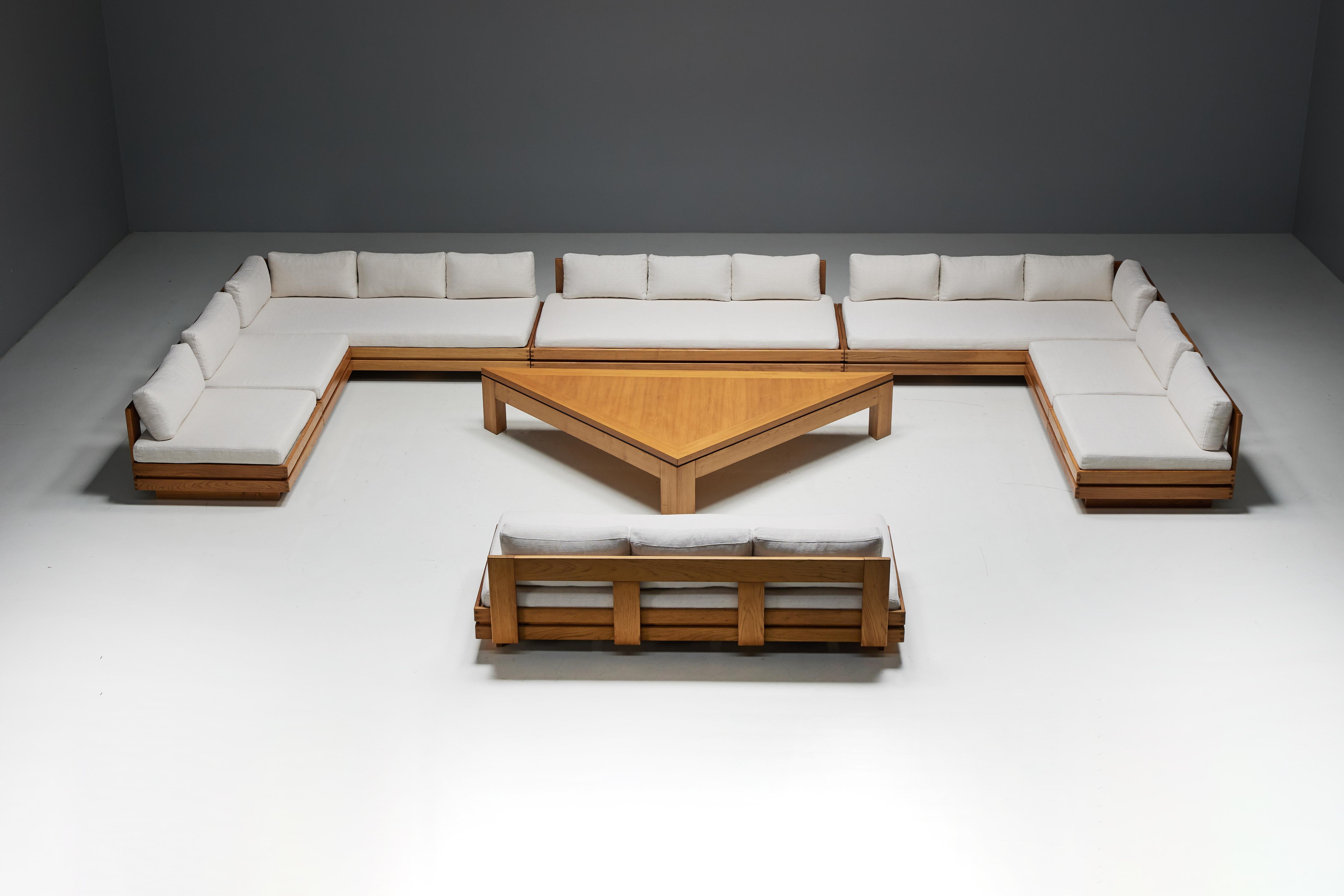 One-Seater in Solid Elm by Maison Regain, France, 1970s 4