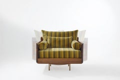 One Seater Lounge Chair Swivel, reclaimed Hardwood by P. Tendercool 'In stock'