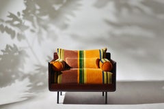 One Seater Lounge with Footrest, Reclaimed Hardwood by P. Tendercool 'In stock'