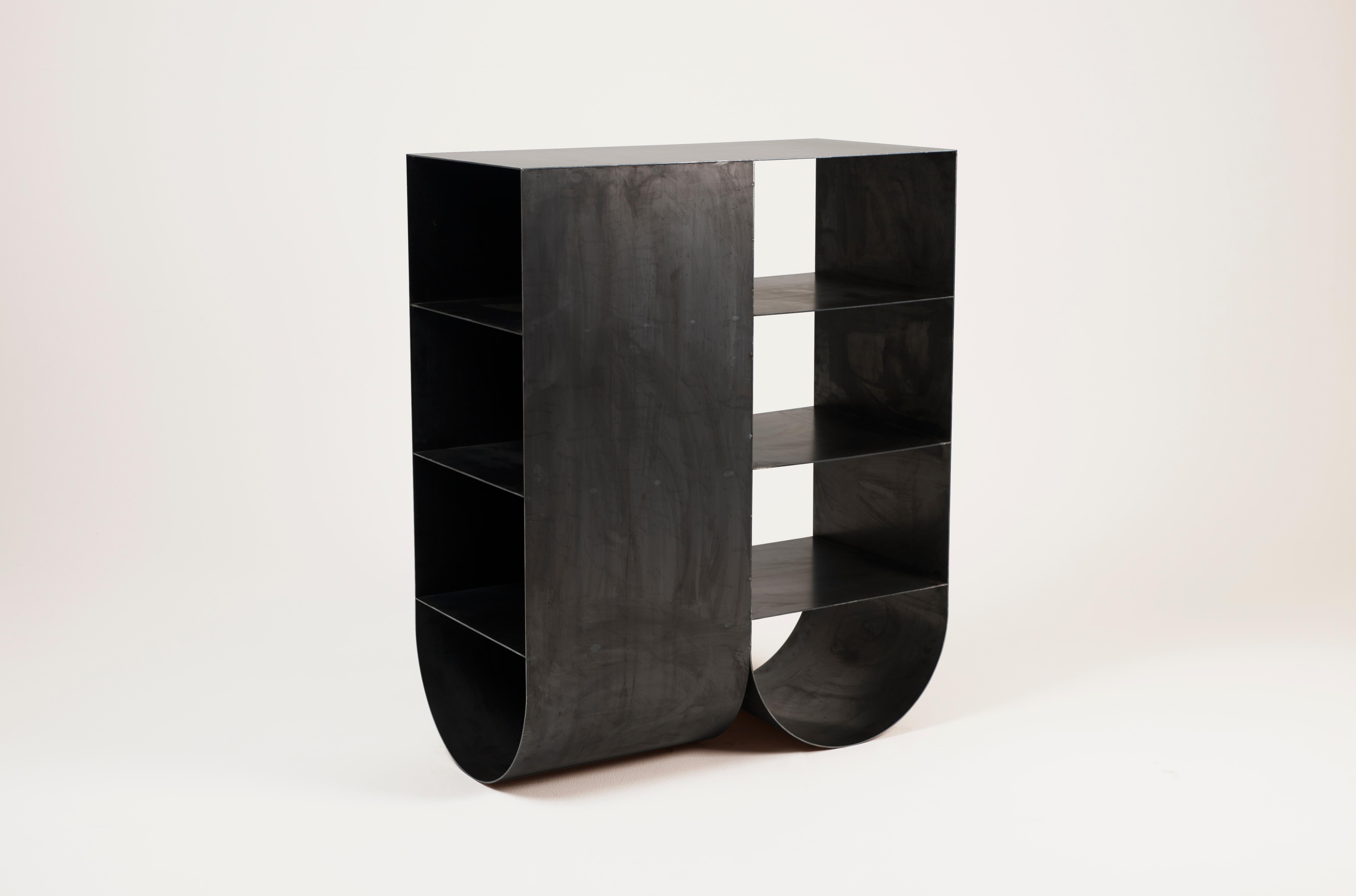 Modern One Series Shelves Contemporary Shelve in Steel For Sale