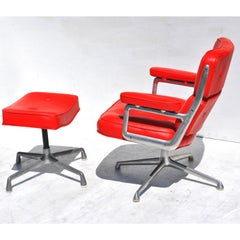 One Set Herman Miller Time Life Lounge Chair and Ottoman